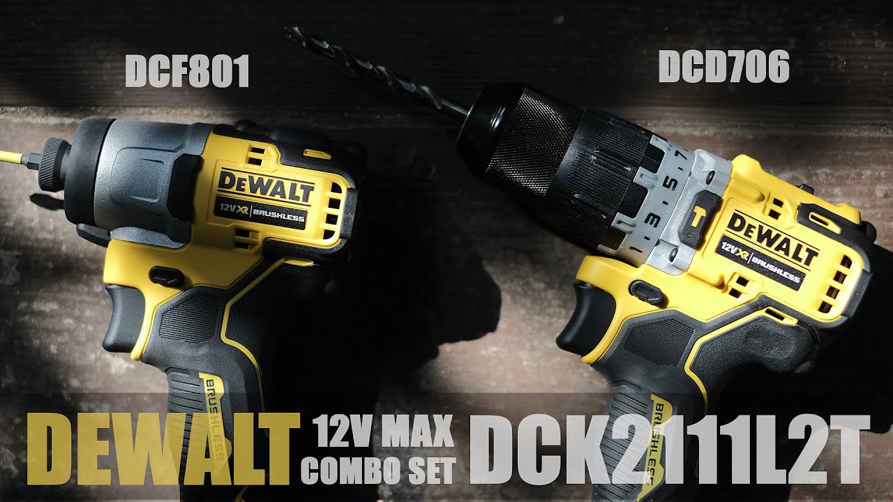 แกะกล่องลองใช้ Dewalt DCK2111L2T, 12v MAX COMBO SET