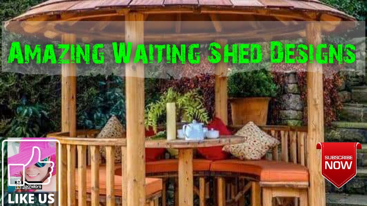 AMAZING AND UNIQUE WAITING SHED DESIGN