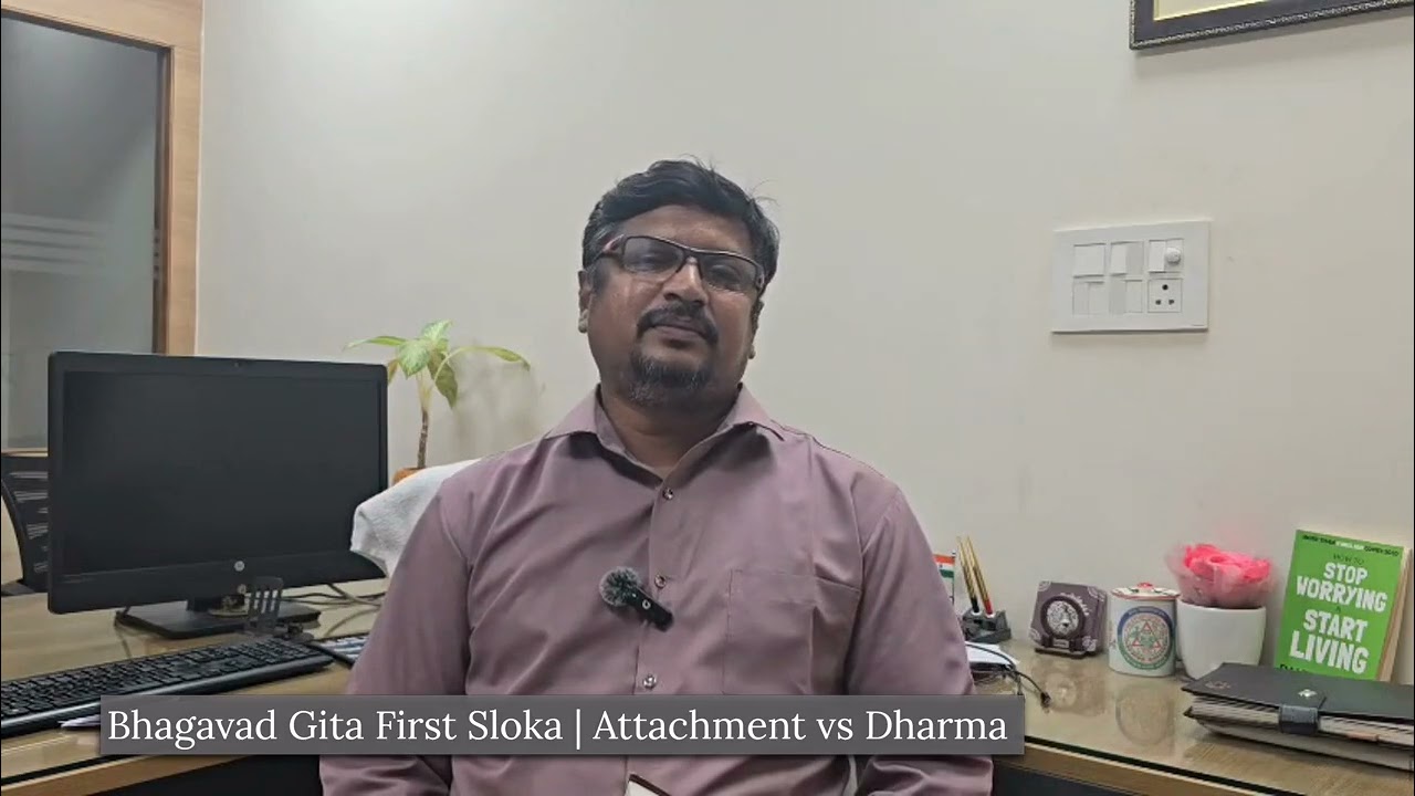 Bhagavad Gita Chapter 1 Verse 1 | The Question That Started the War