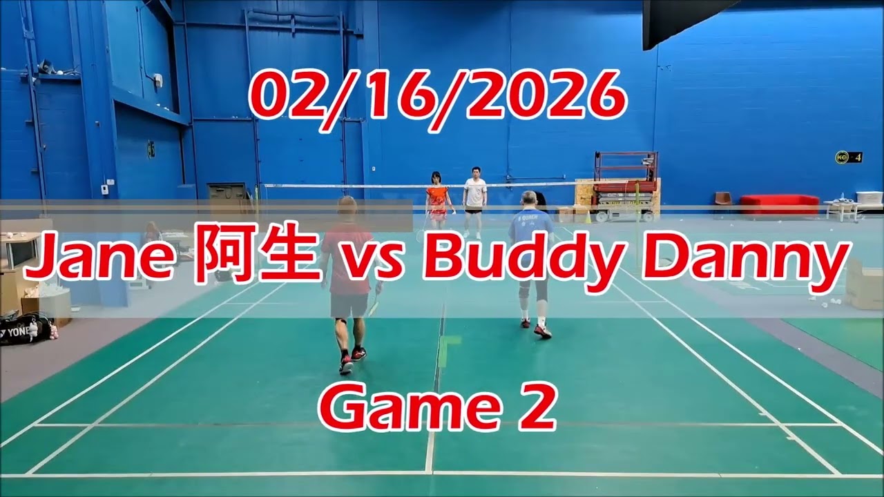 02/16/2026 Jane 阿生 vs Buddy Danny