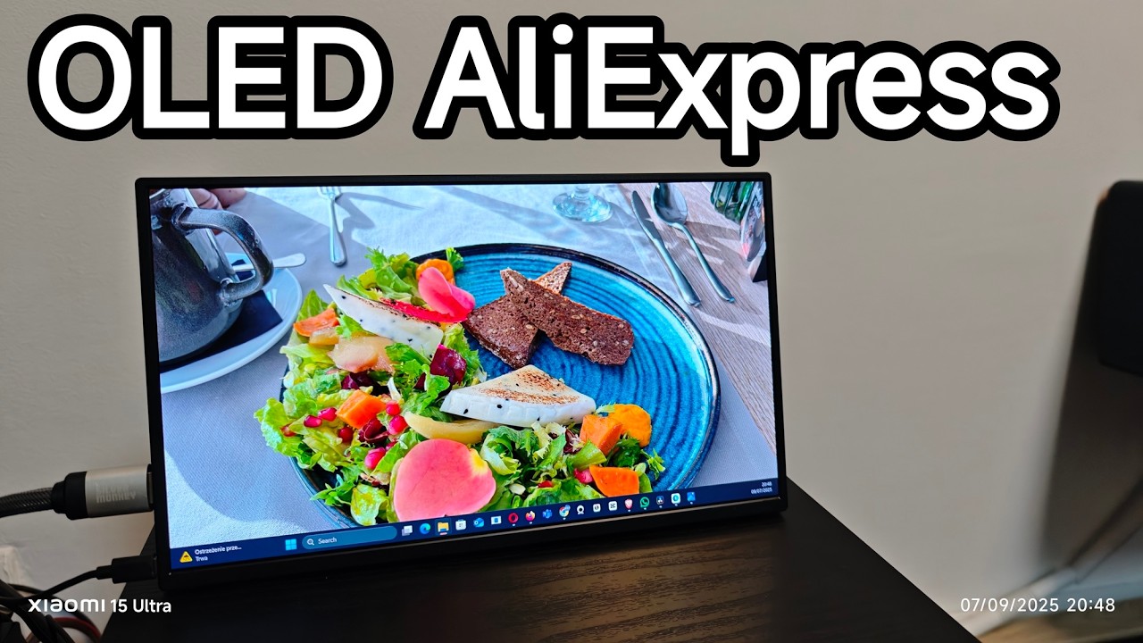 Przenośny monitor OLED Bimawen 13,3 cala #aliexpress