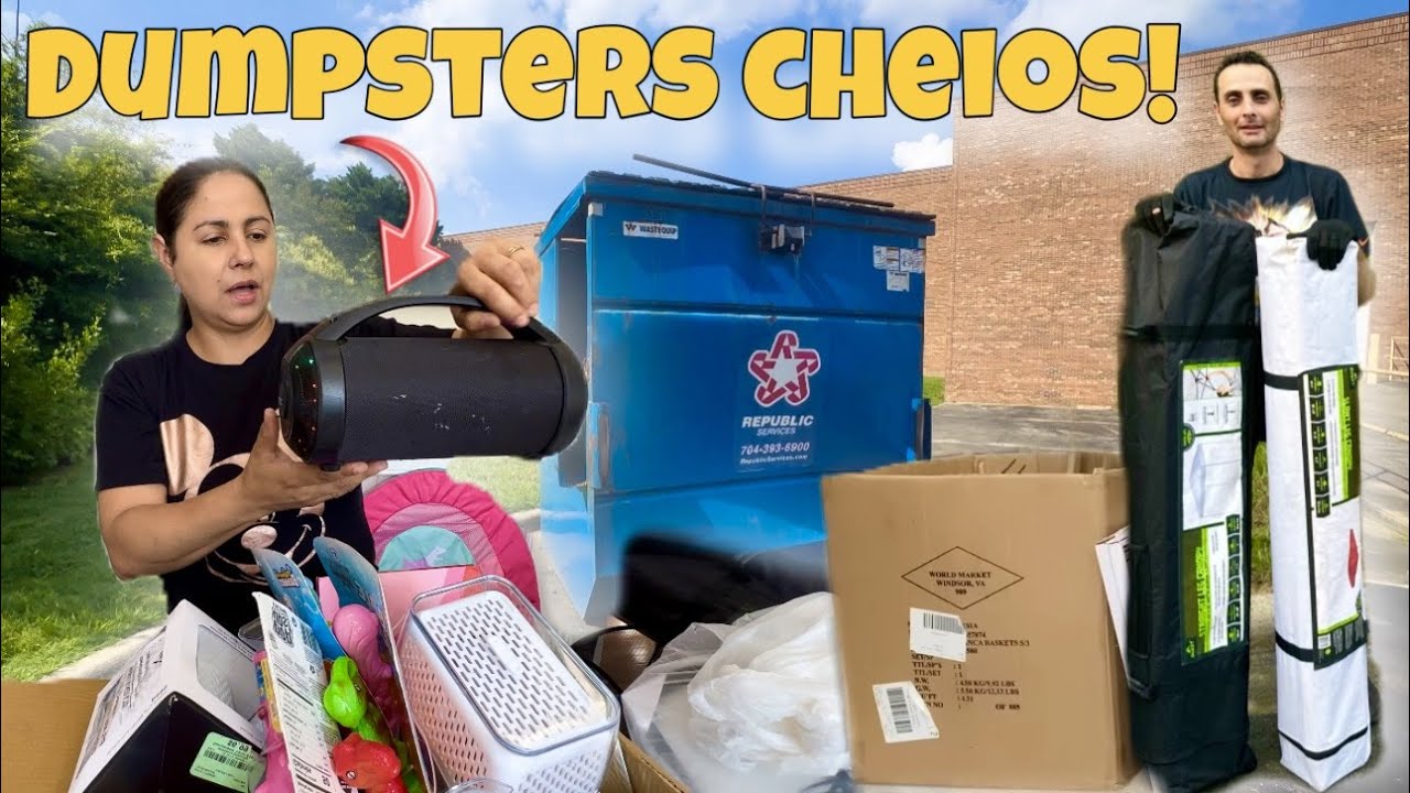 Dumpsters dos Estados Unidos estavam cheios!🇺🇸