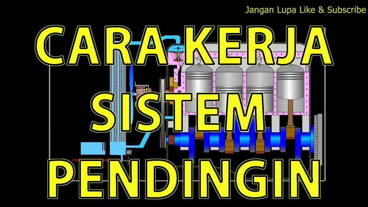 Cara Kerja Sistem Pendingin Pada Mesin dengan Animasi