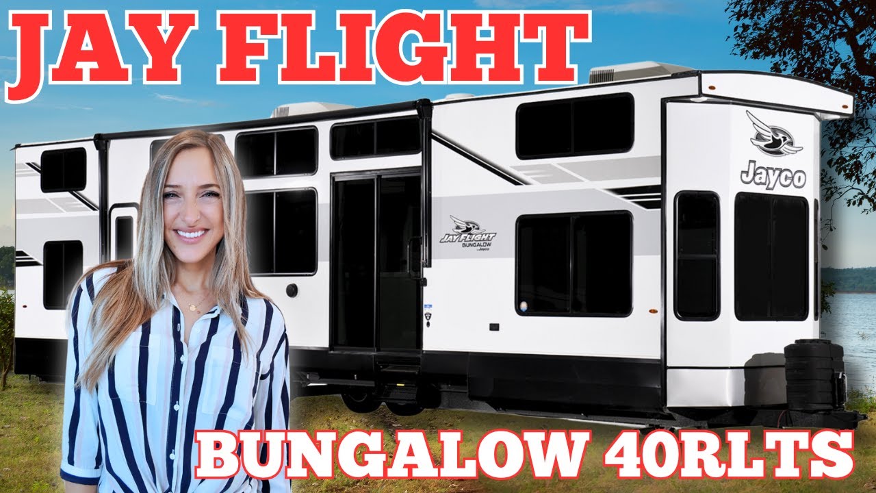 The Lake Life DREAM Setup?! Jayco Jay Flight BUNGALOW 40RLTS Is a Park Model PARADISE!