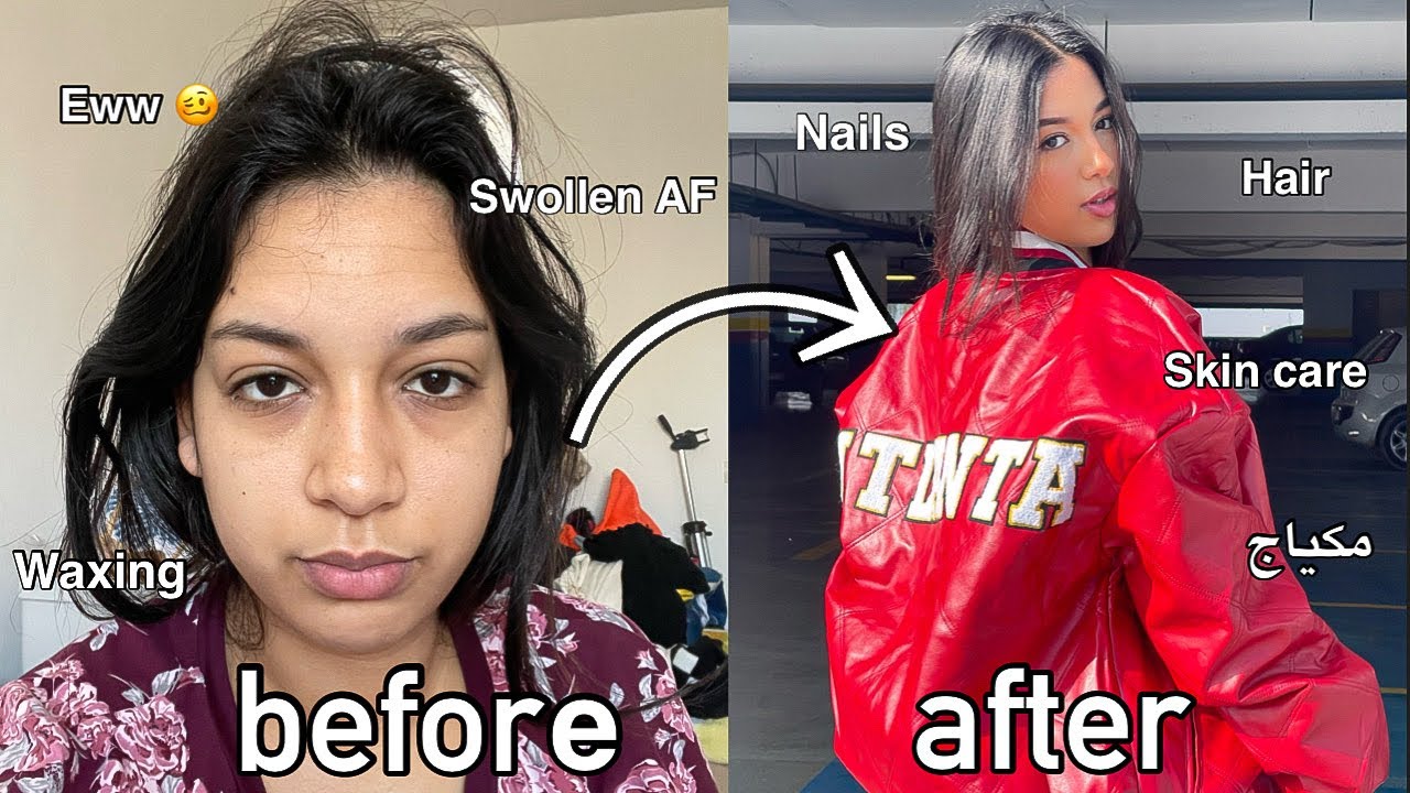 Glow up with me كيفاش كنبدل راسي *transformation* 😍 من 🥴 إلى