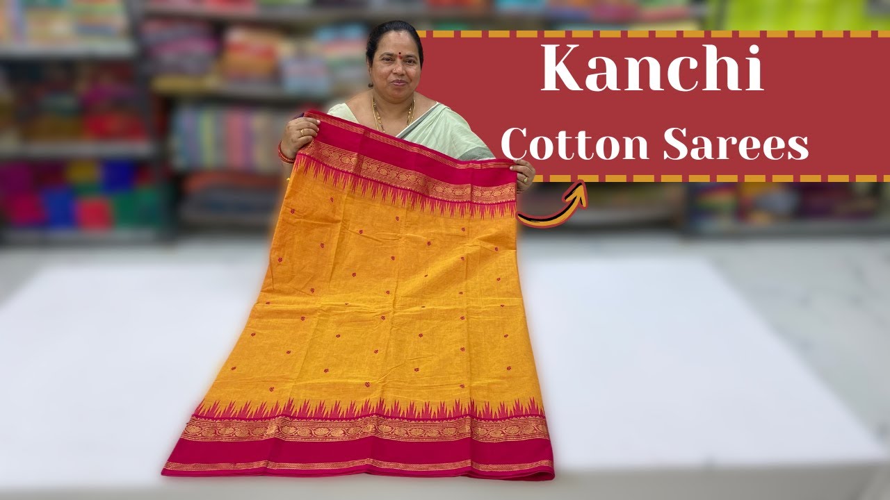 Kanchi Cotton Sarees || Wholesale Shop || GSR HANDLOOMS