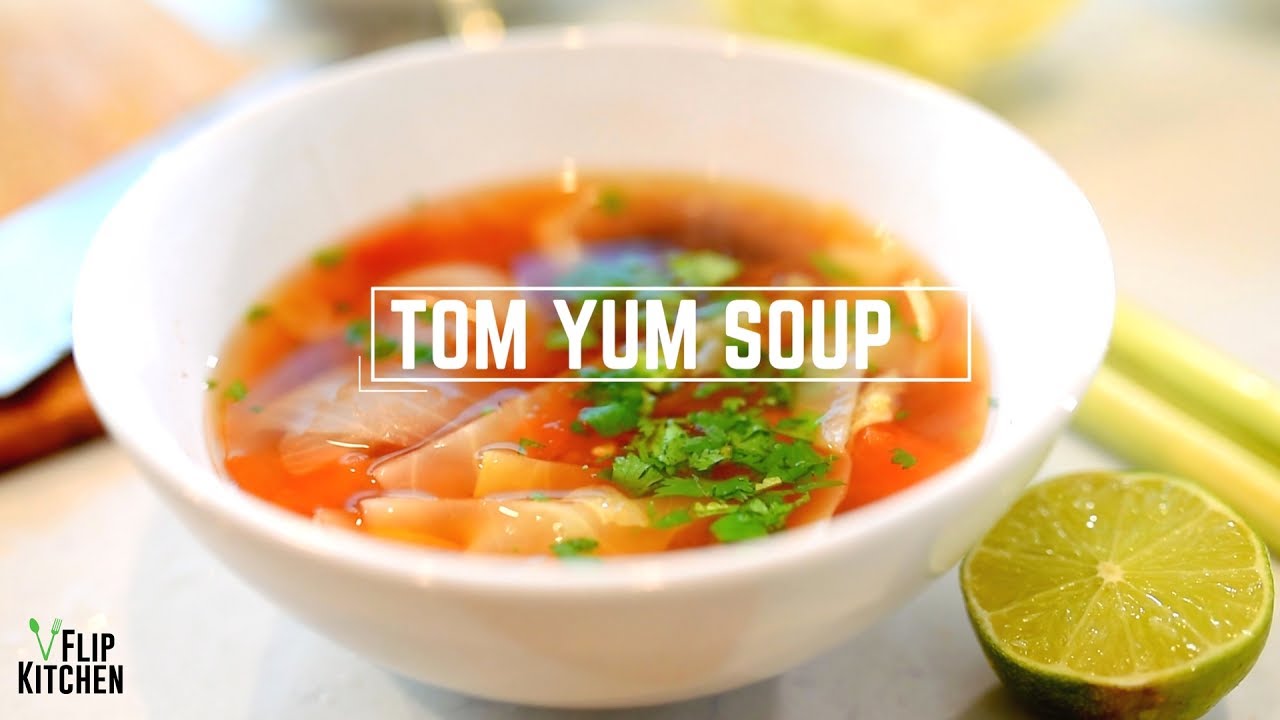 TOM YUM THAI SOUP RECIPE - AUTHENTIC | Vegan & Vegetarian 🌱