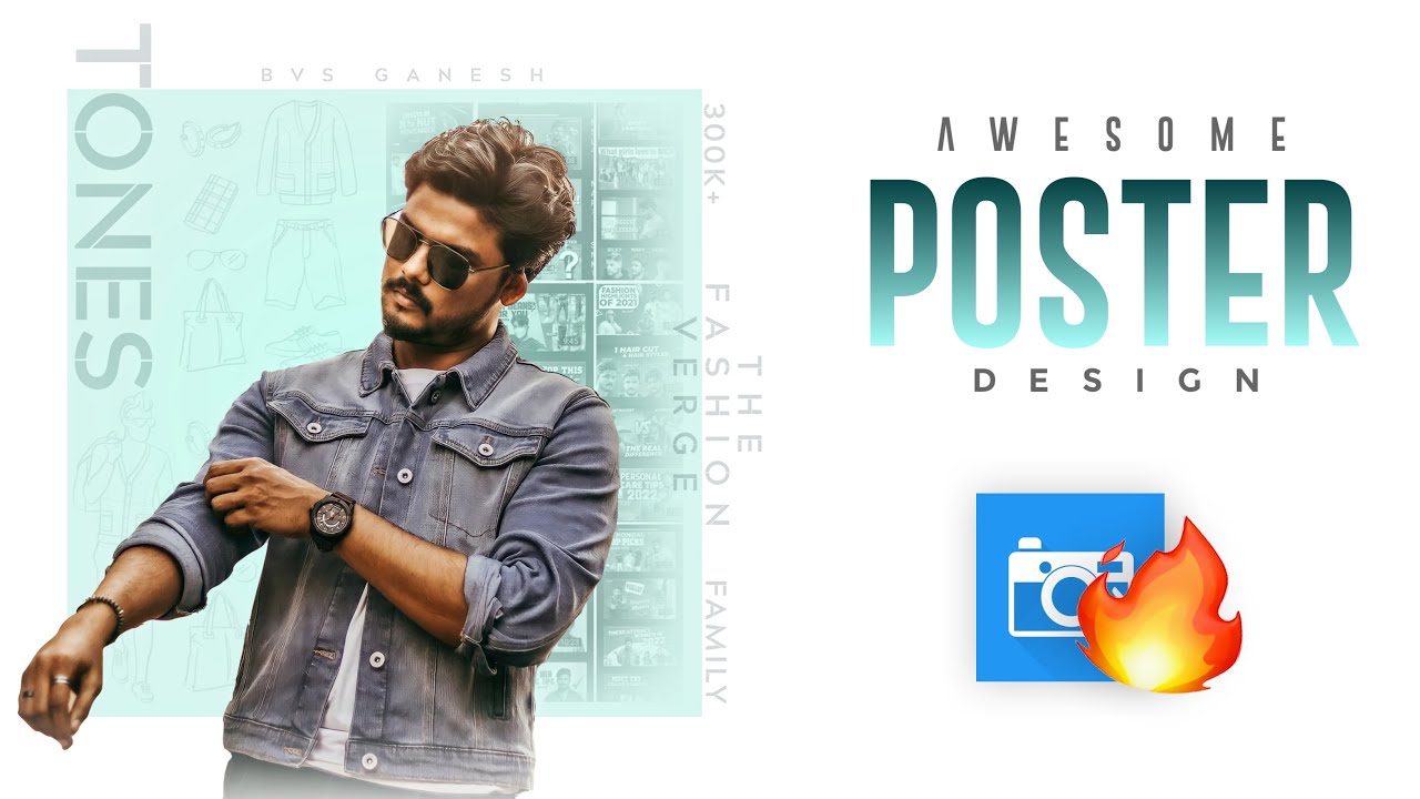 Awesome poster editing of @TheFashionVerge   || cherry editing zone