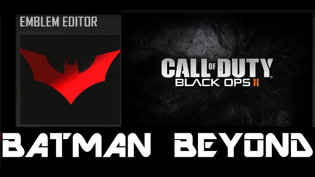 BATMAN BEYOND -- Black Ops 2 Emblem Tutorial