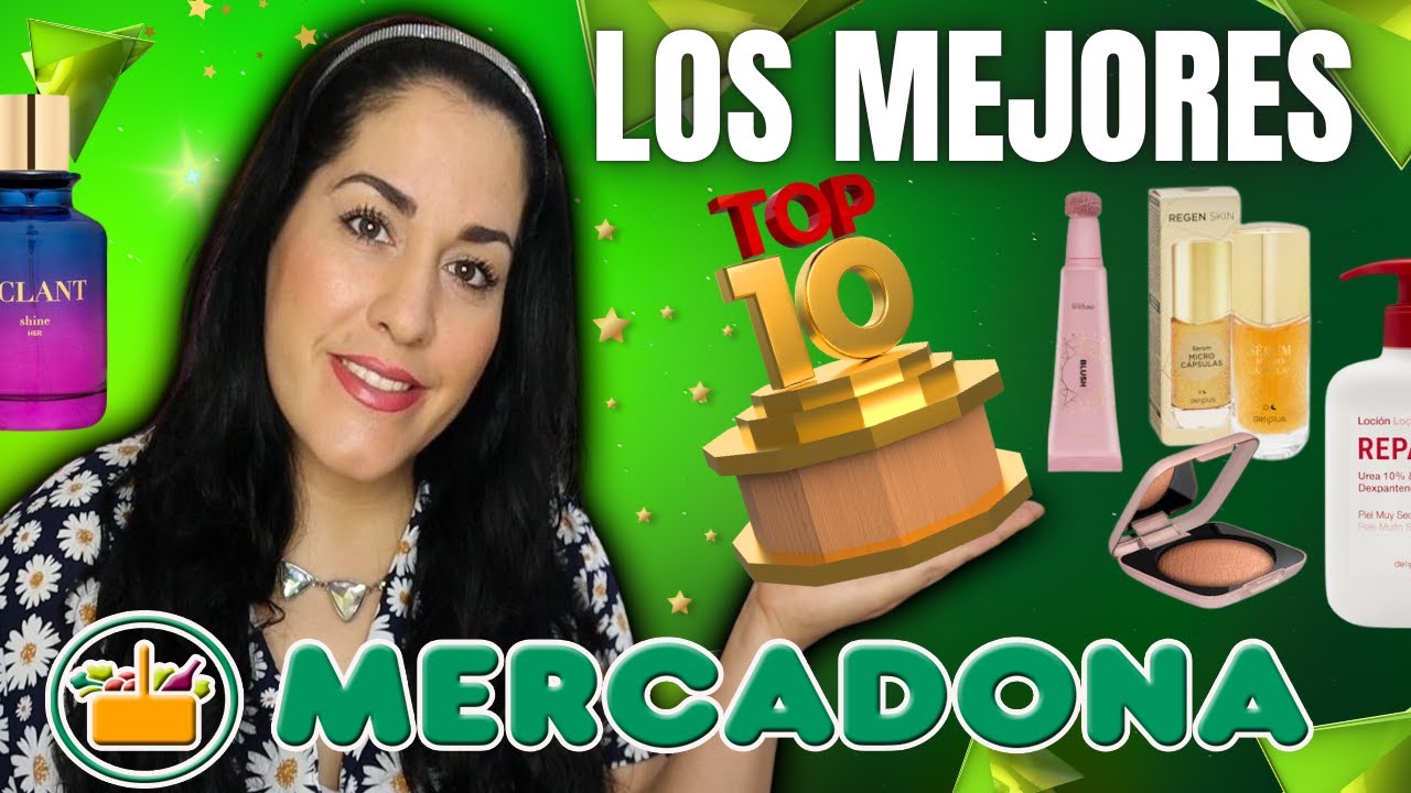 🎖LO MEJOR DE MERCADONA🎖MI TOP 10 FAVORITOS🏆¡QUE NO SE TE ESCAPEN!+RESOLUCIÓN SORTEO ZAFI