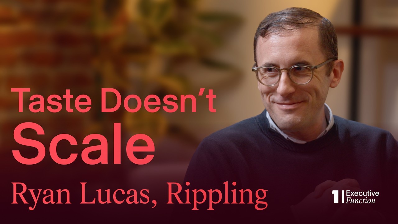 Why delegation is the most important design skill | Ryan Lucas (VP of Design, Rippling)