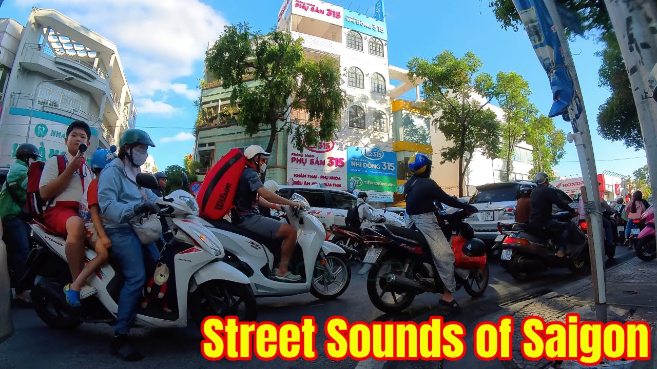The sounds of traffic in Saigon | Saigon Street Ambience | Nature Sounds for Sleep