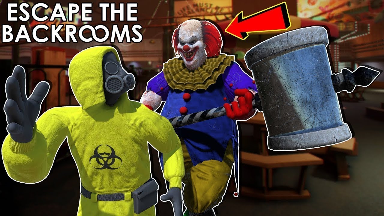 We got stuck in the backrooms! (ESCAPE THE BACKROOMS PART 1)