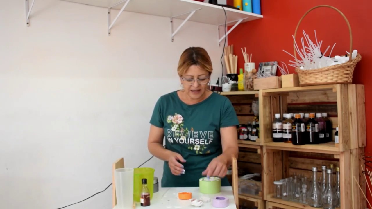 Como Fazer um lindo e rápido Gesso Perfumado e Colorido.Muito Fácil.