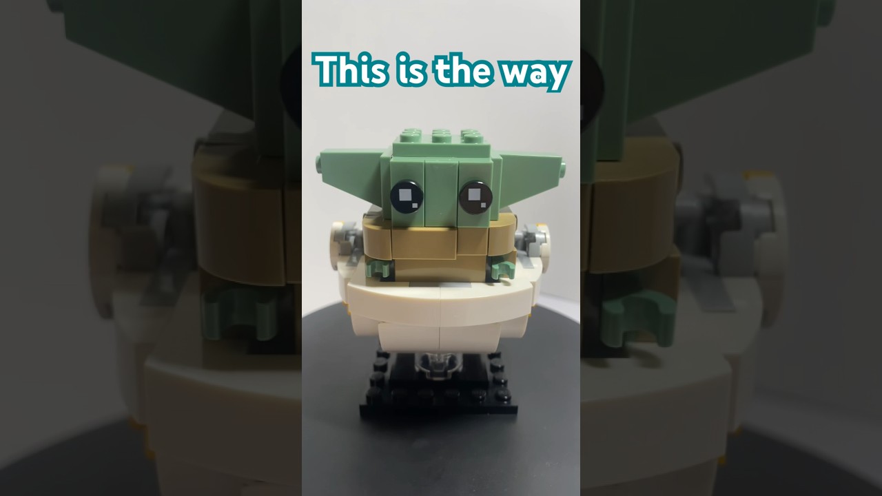 This is the way&hellip; #lego #brickheads  #mandolorian #grogu #starwars #thisistheway