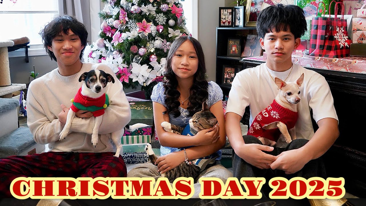 CHRISTMAS DAY LUNCH w/ FAM and EXCHANGING GIFTS 🎁 || #christmas 
