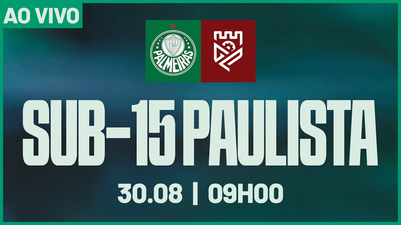 JOGO COMPLETO | PALMEIRAS 12 X 0 GRÊMIO PRUDENTE | PAULISTA SUB-15 2025