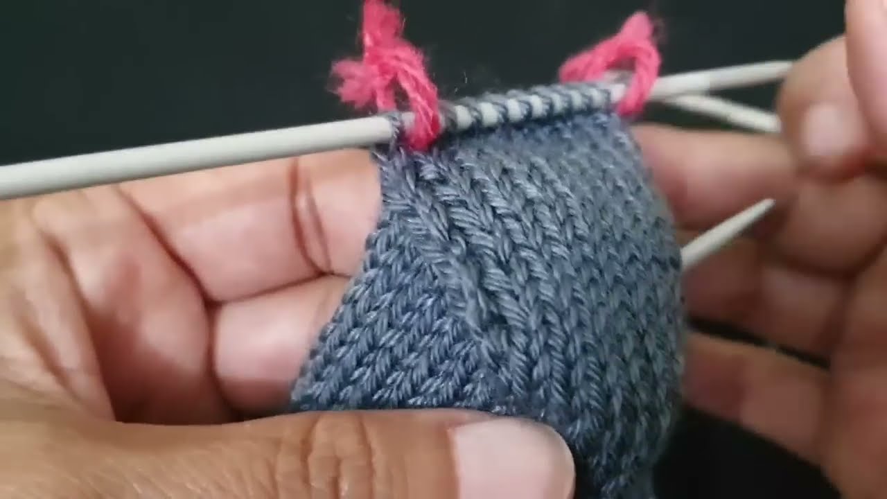 Square Heel knitting in Socks/ heel knitting technique