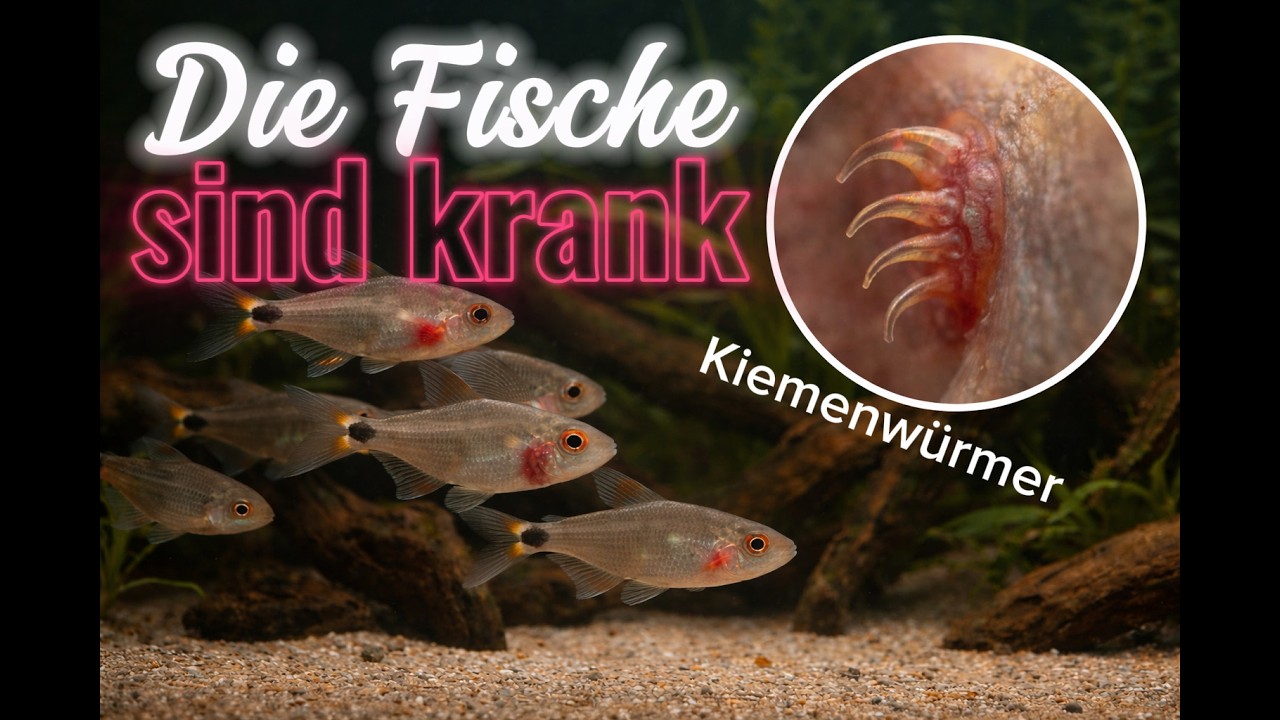Meine Fische haben Kiemenwürmer - wie geht's jetzt weiter?