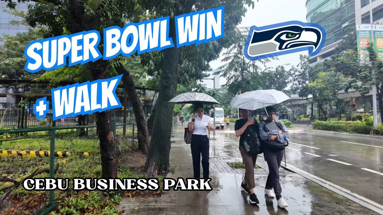 Cebu Business Park Walking Tour & Seahawks SUPER BOWL WIN