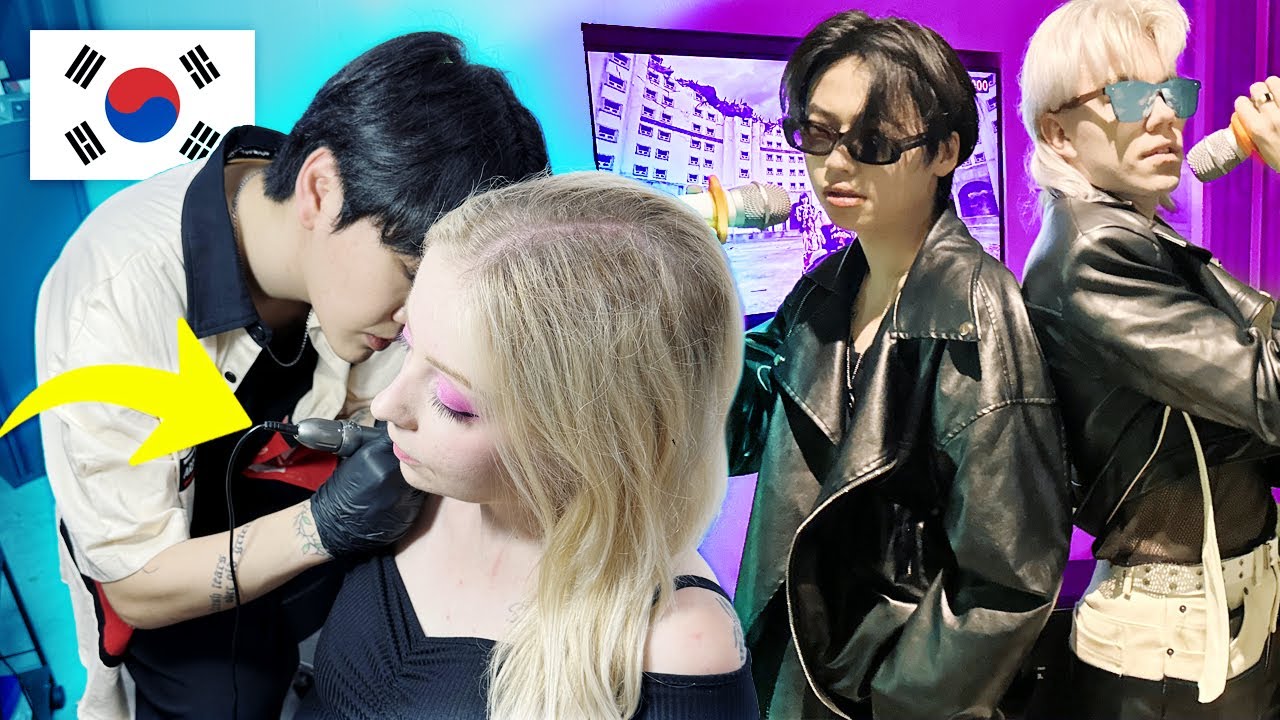 POPRAWIAM TATUAŻ 😱 KARAOKE Z KOREAŃSKIM RAPEREM 🇰🇷 ROK W KOREI #4