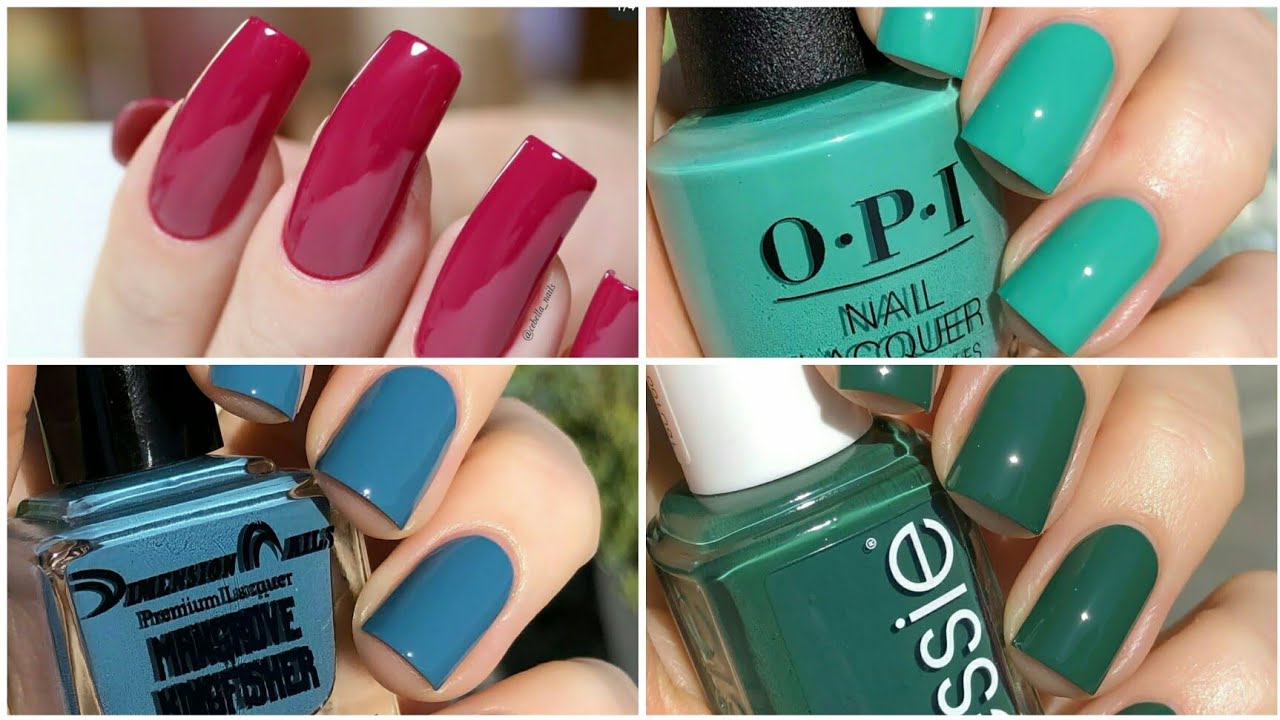 most beautiful and attractive nail polish color / dark colors ideas 2022💅