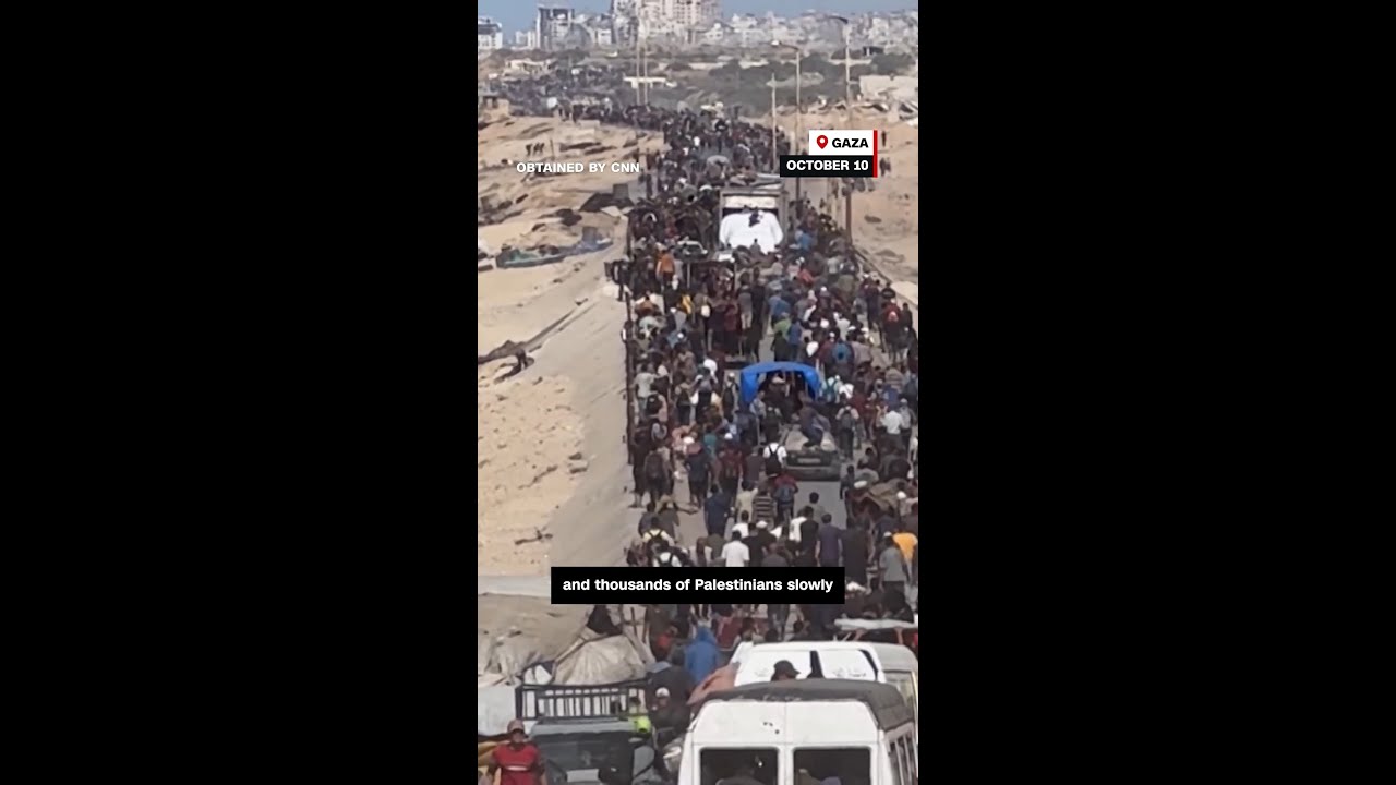 Thousands of displaced Palestinians return to north