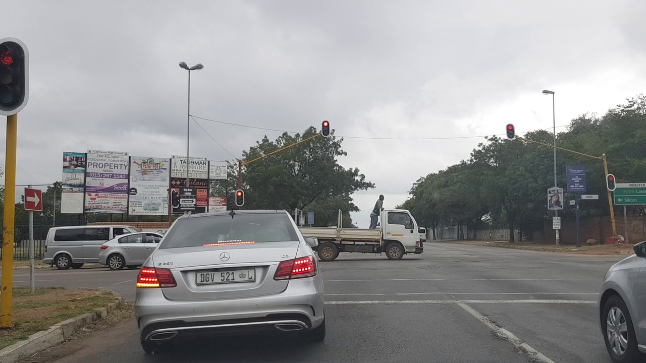 Driving Around Polokwane In Town