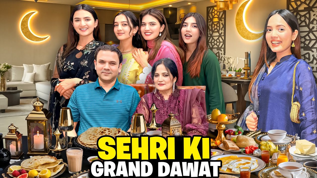 Sehri ki Pehli Dawat Agayi😍|Quick Weight Loss Diet😱|Chachu Ky Sath Mil Kar Lassi Banayi🤩|Sistrology