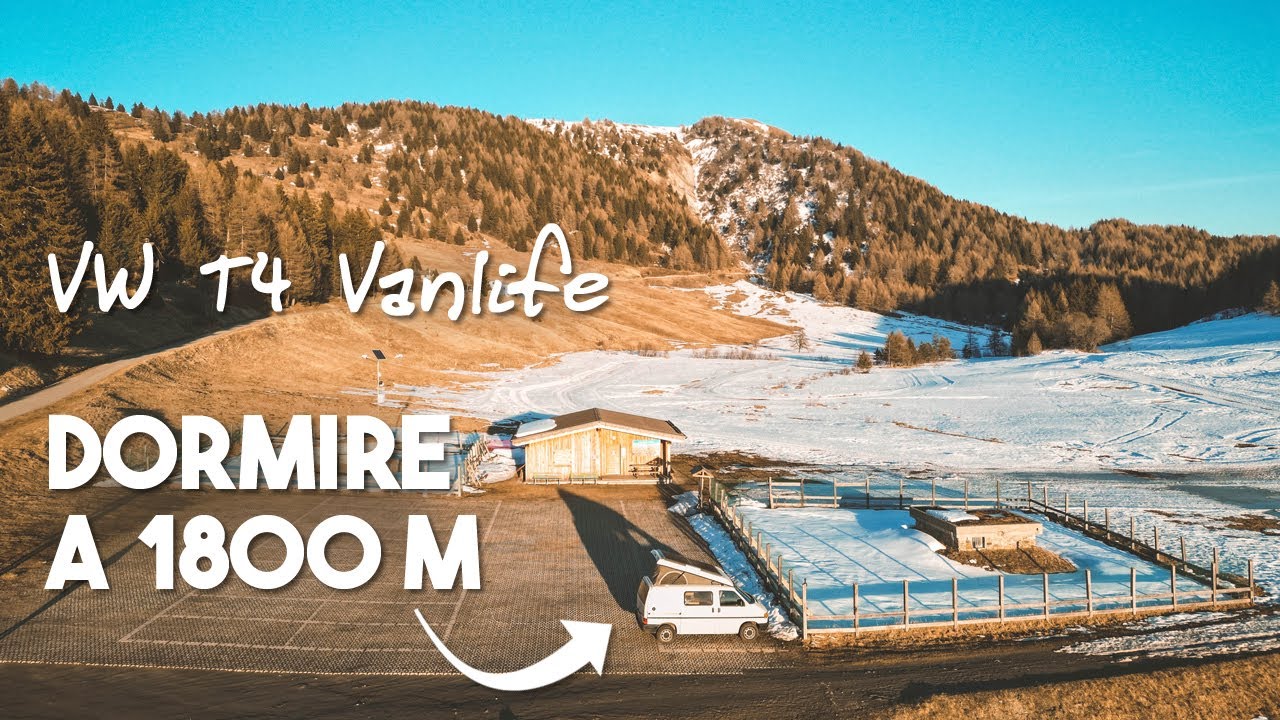 Si può dormire in van in inverno col riscaldamento elettrico? ⚡️ Van life in montagna a 1800 m ❄️
