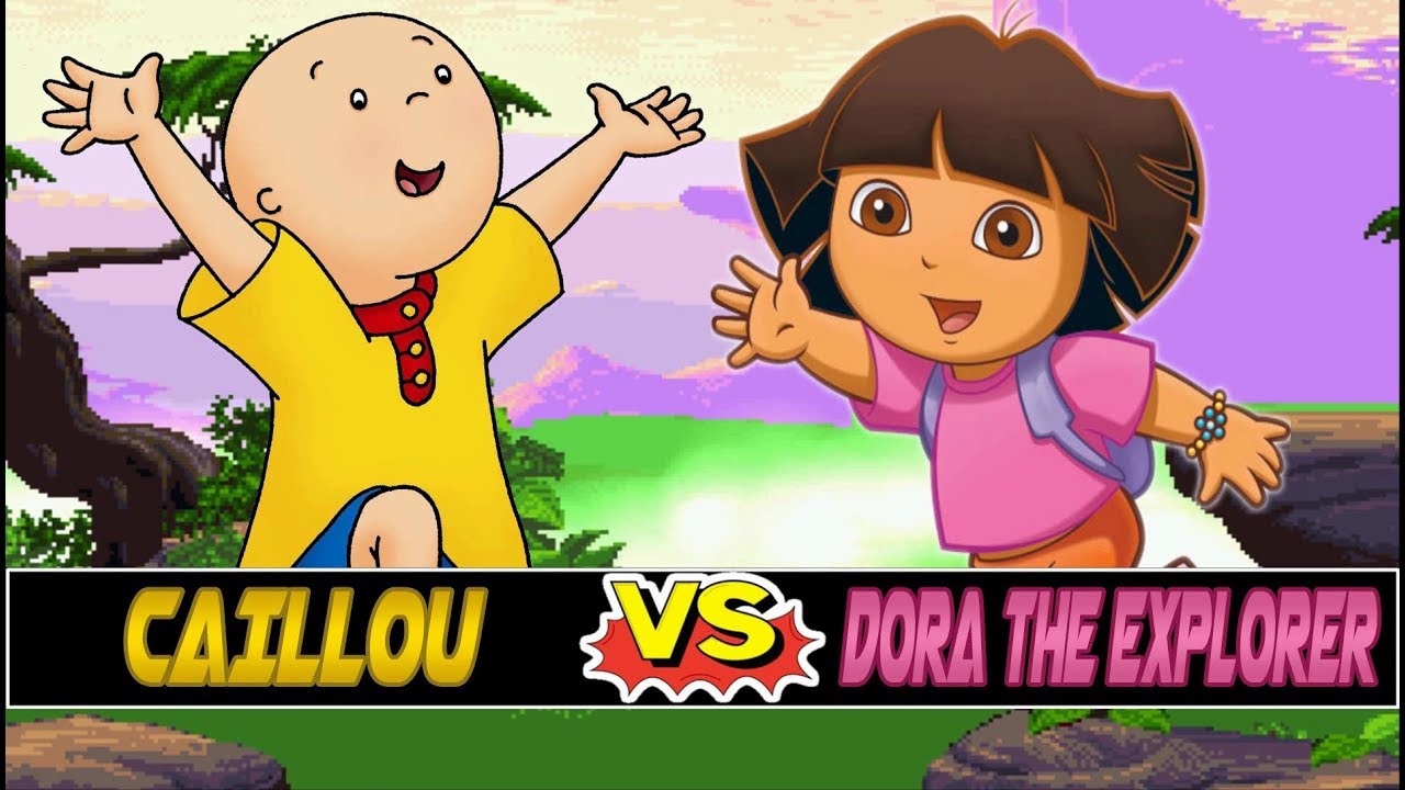 M.U.G.E.N. Battles | Caillou vs Dora The Explorer
