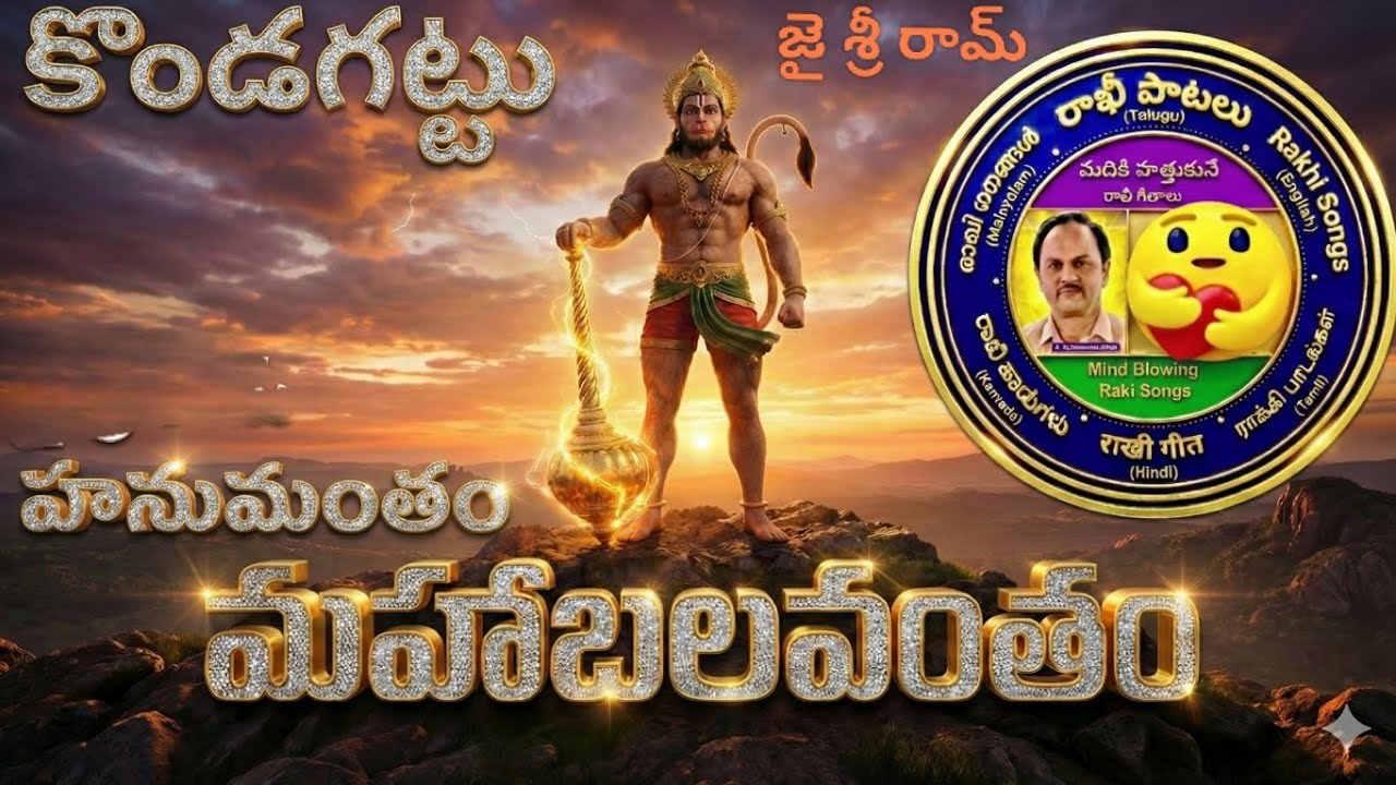 🇷‌🇦‌🇰‌🇮‌-🇨‌🇸𝗔𝗜𝗖-Dr.GollpelliRamkishan 🕉️హనుమంతం మహాబలవంతం🕉️Kondagattu Hanuman Song