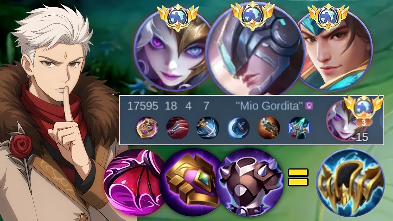 HOW TO DEAL THIS ANNOYING LATE GAME HEROES USING THIS TANK BUILD! | YU ZHONG BEST BUILD