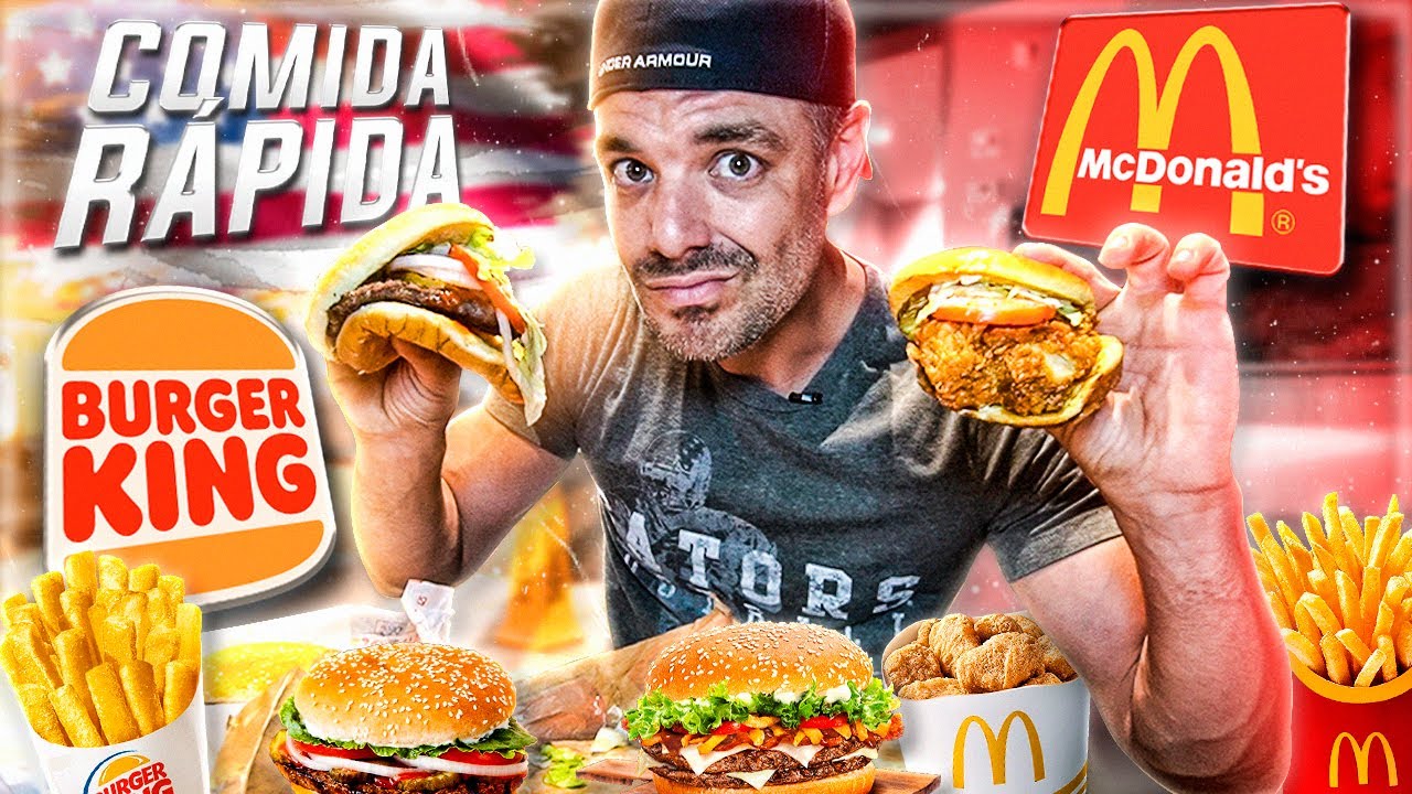 PROBANDO MCDONALD&acute;S Y BURGER KING en EEUU 🍔 *AQU&Iacute; NO EXISTE LA HAMBURGUESA BIG...* 🇺🇸