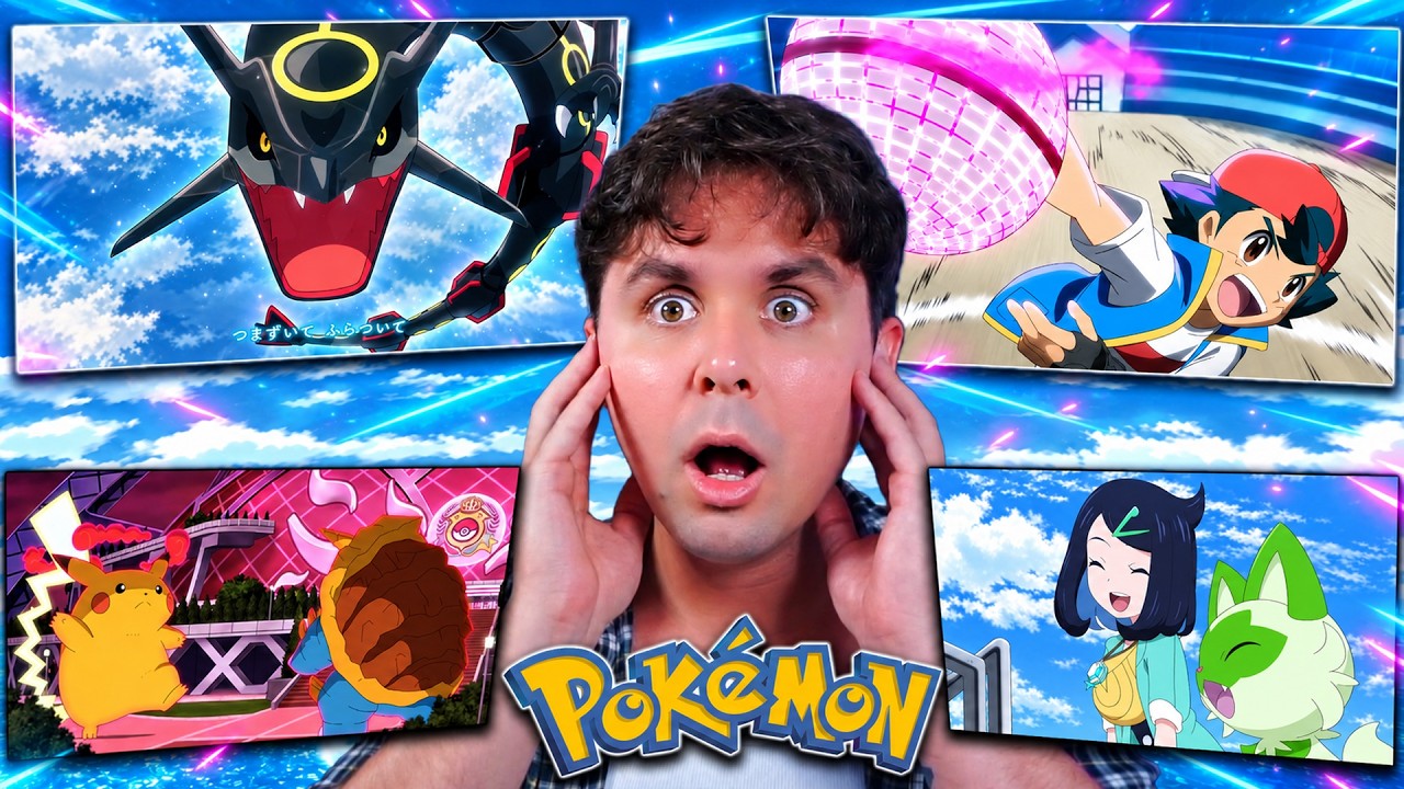 Впервые смотрю ВСЕ японские опенинги Покемонов! | Реакция на заставки Pok&eacute;mon
