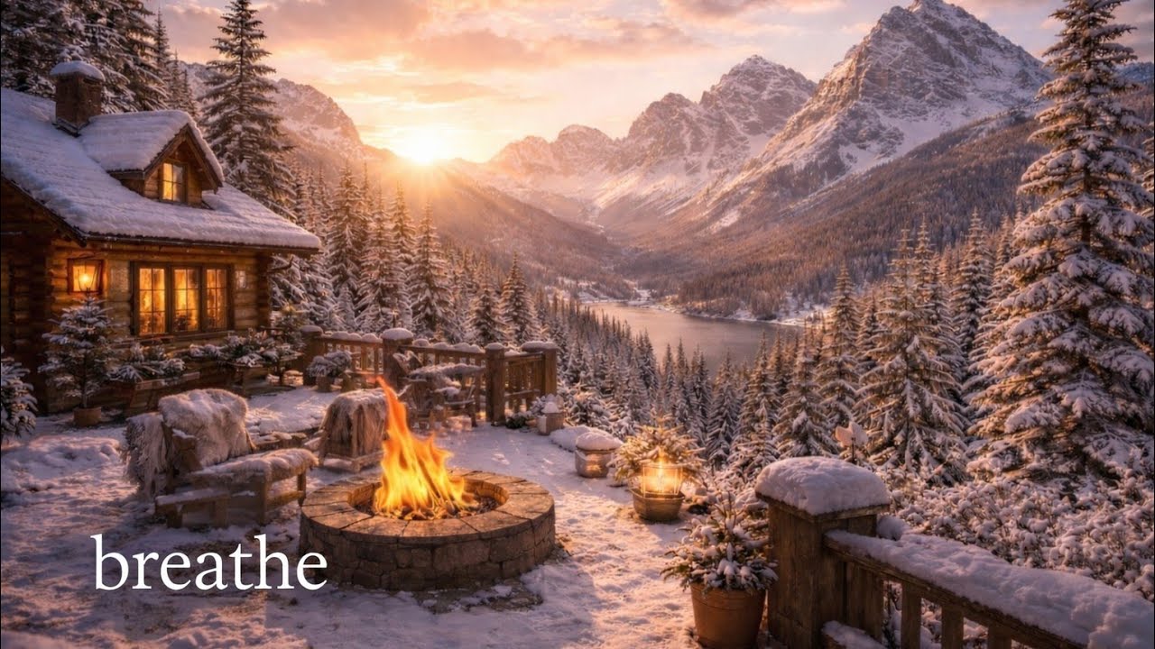 Positive Vibes ❄️ Cozy Winter Piano | Relaxing Music for Peace & Focus