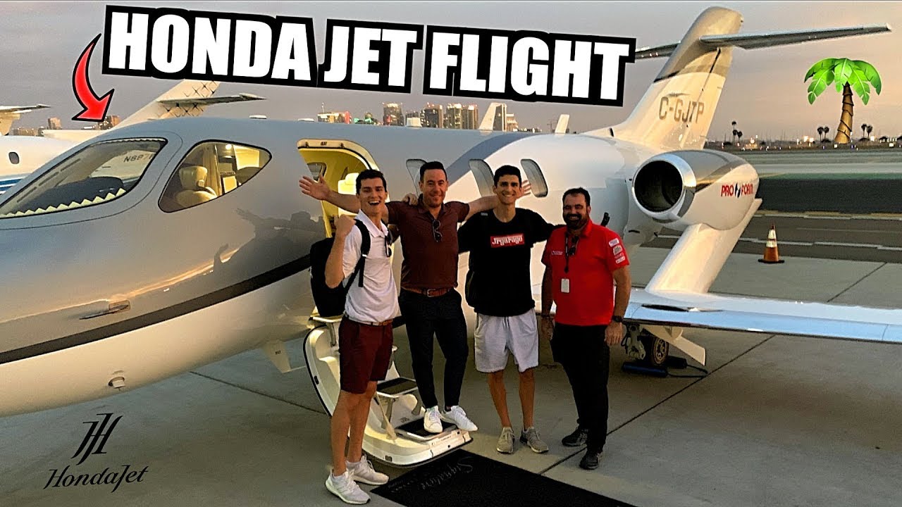 Honda Jet Flight To San Diego With JeffreyThePilot!