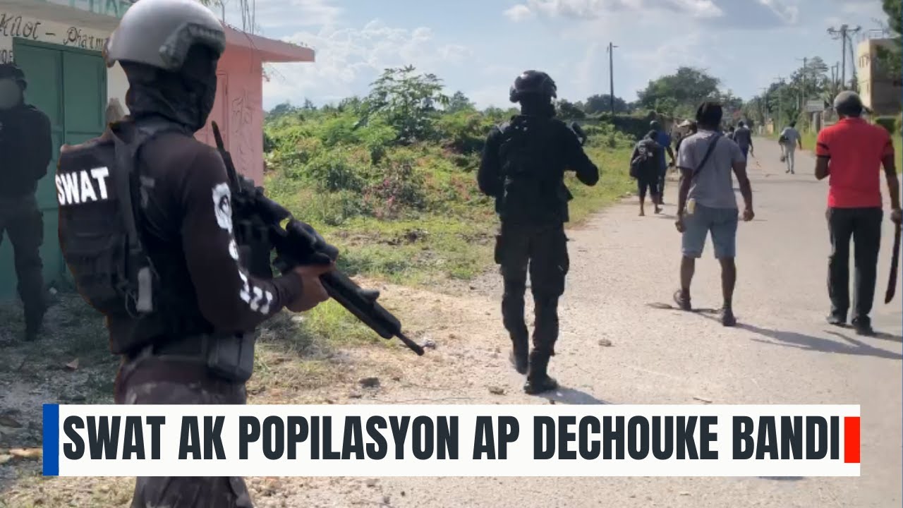 BÒN NOUVÈL POU GRESYE - Lapolis SWAT ansanm ak POPILASYON an ap DECHOUKE Bandi #vivansanm gresye yo