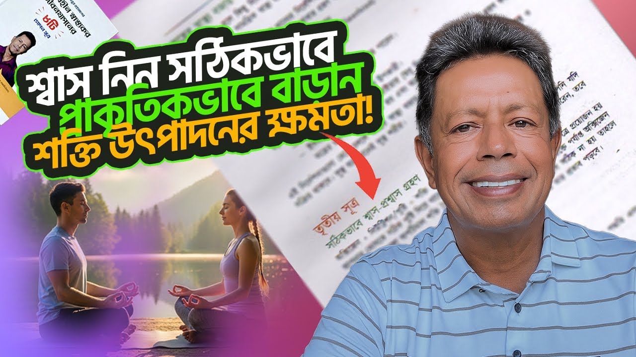 শ্বাস নিন সঠিকভাবে &ndash; প্রাকৃতিকভাবে বাড়ান শক্তি উৎপাদনের ক্ষমতা! || Dr Mujibur Rahman