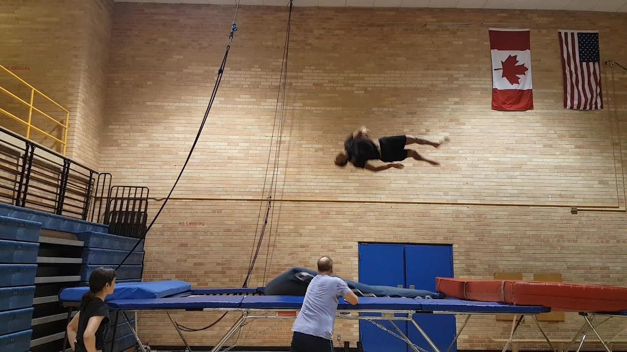 One-Year Trampoline Progression