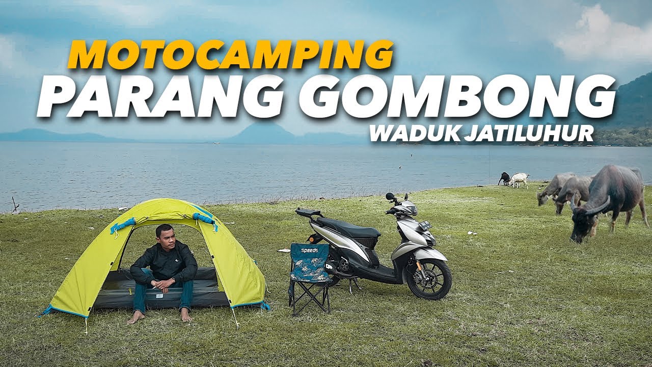 MOTOCAMPING PARANG GOMBONG | Waduk Jatiluhur Purwakarta | Yamaha Mio GT