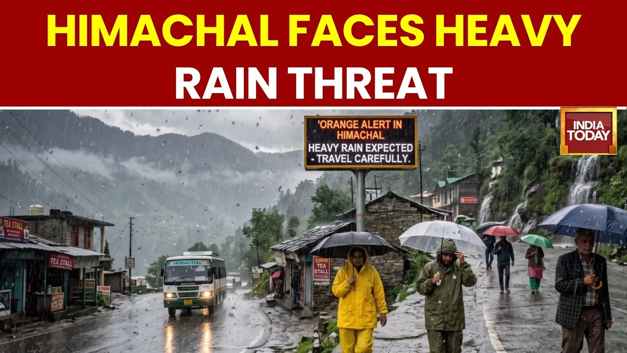 Himachal Red Alert! IMD Warns of Extremely Heavy Rain & Landslides | Weather Alert | India Today