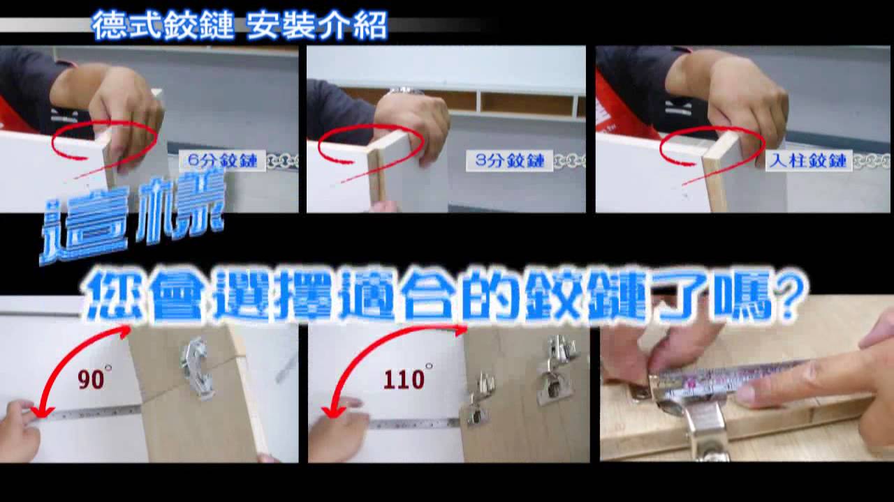 特力屋2013 DIY 達人競賽冠軍-德式鉸鏈的安裝與選擇(仁德店)