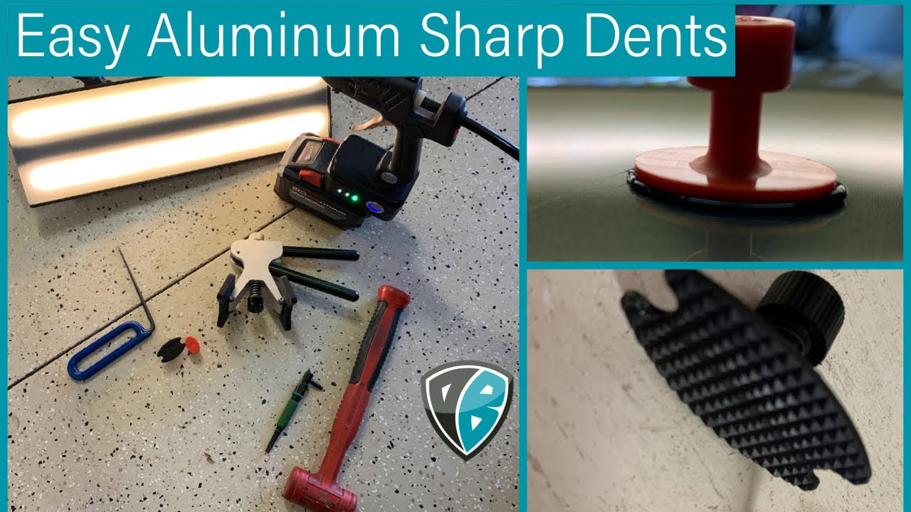 PDR Aluminum HOW TO: Remove Sharp Dents Fast With A Clean Finish | Dent Baron Paintless Dent Repair