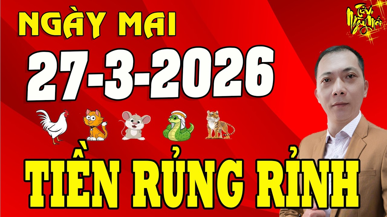 Tử Vi Ng&agrave;y Mới 27/3/2026 Cơ Hội TR&Uacute;NG SỐ ĐỔI ĐỜI 4 Tuổi N&agrave;y Lĩnh Tiền Tỷ, Tiền Bạc Về Chật K&eacute;t