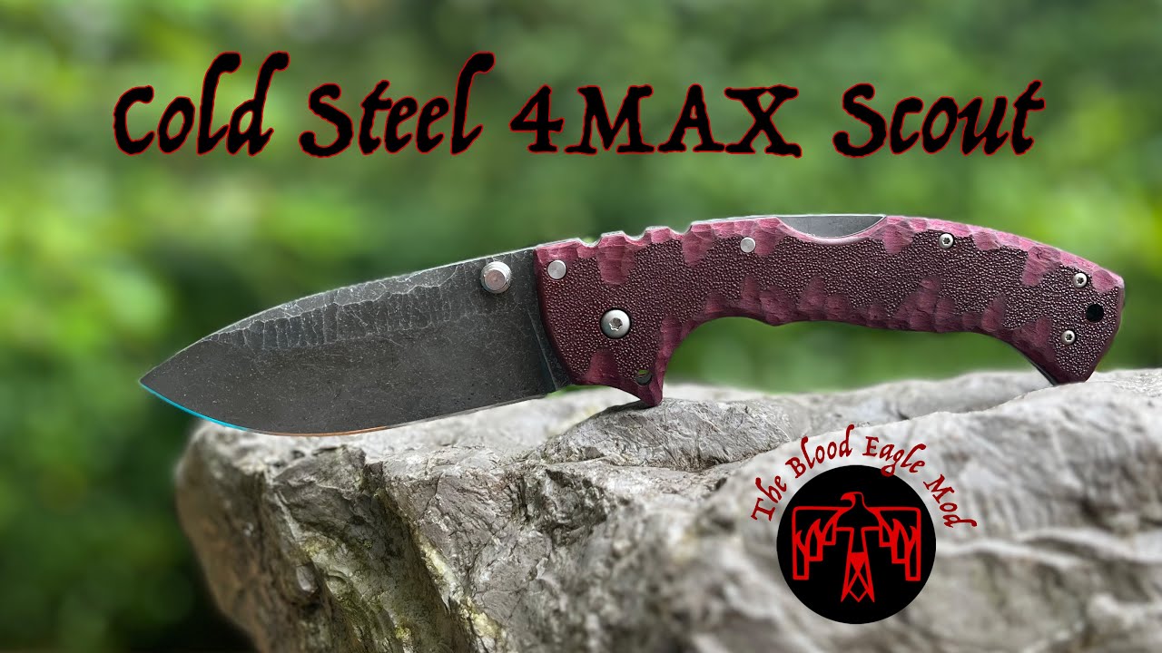 Давайте преобразим этот монструозный складной нож Cold Steel!