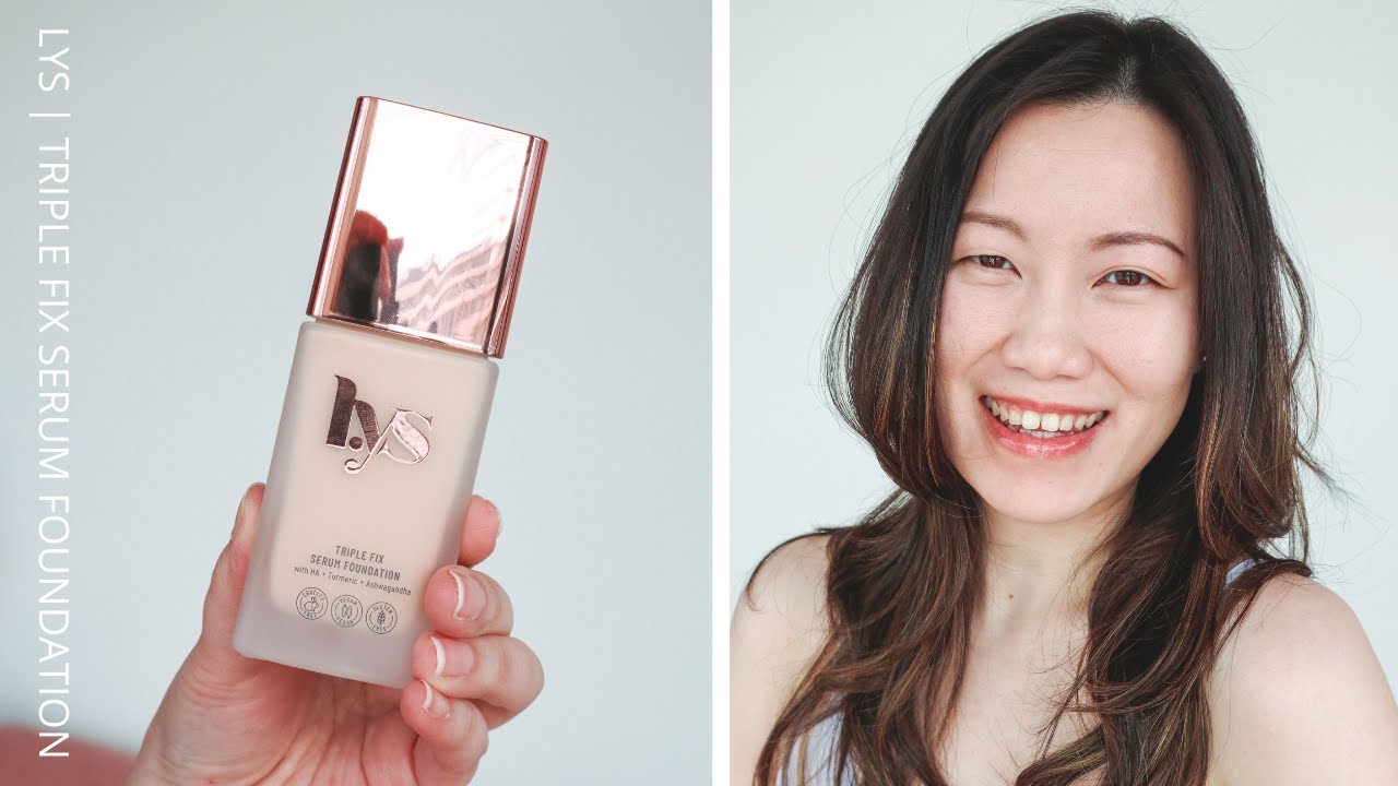 TRY IT ON | LYS Serum Foundation - LG1 , LG3 (Asian skintone)