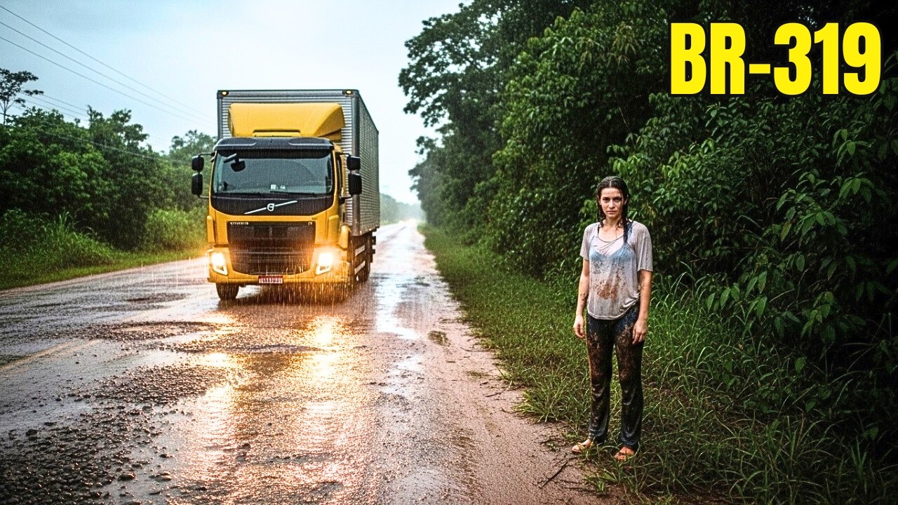 ELA SURGIU DO NADA NA BR 319… PAREI PARA DAR CARONA E ME SURPREENDI