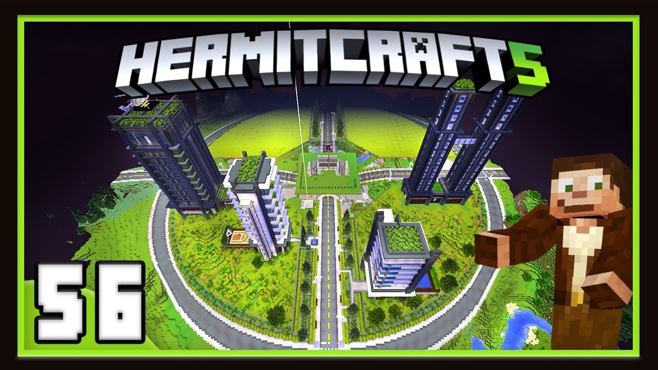HermitCraft Season 5: Epic Base Progress And Timelapses!   (Minecraft 1.12)