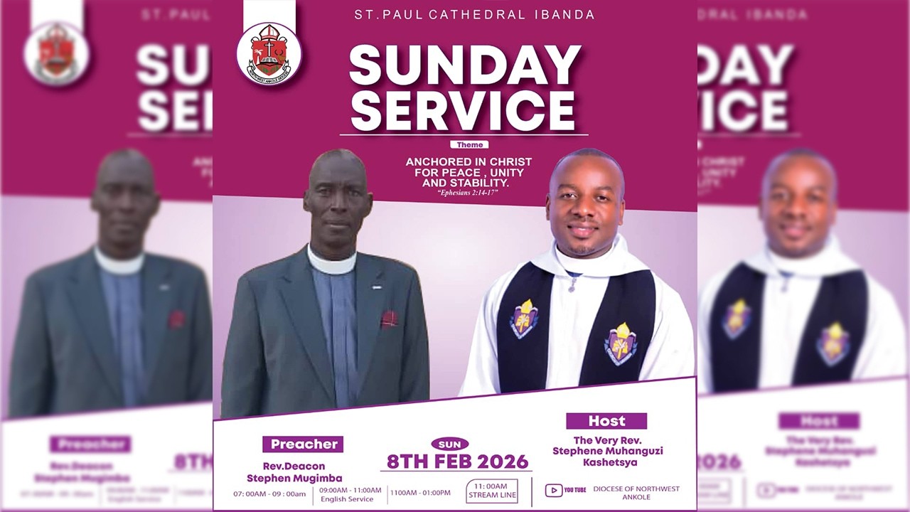 SUNDAY WORSHIP SERVICES AT ST. PAUL'S CATHEDRAL IBANDA 8-2-2026